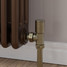 M-MAN-006-AG-AB-CU00 - Marvine Modern Manual Angled Antique Brass Radiator Valves With Sleeves M-MAN-006-AG-AB-CU00 - Marvine Modern Manual Angled Antique Brass Radiator Valves With Sleeves